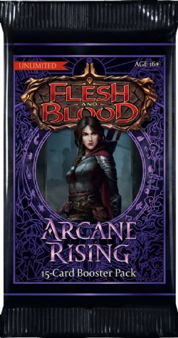 FLESH AND BLOOD -  UNLIMITED BOOSTER PACK (ENGLISH) (P15/B24/C4) -  ARCANE RISING