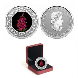 FLORAL EMBLEMS OF CANADA -  YUKON: FIREWEED -  2021 CANADIAN COINS 12
