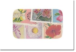FLOWERS -  25 ASSORTED STAMPS - FLOWERS