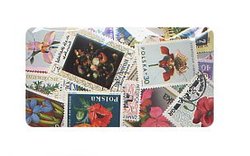 FLOWERS -  500 ASSORTED STAMPS - FLOWERS