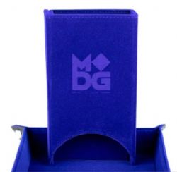 FOLD UP DICE TOWER - BLUE