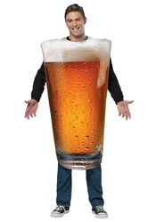 FOOD -  BEER PINT COSTUME (ADULT - ONE-SIZE)