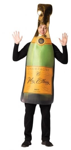 FOOD -  CHAMPAGNE BOTTLE COSTUME (ADULT)