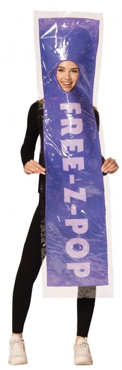 FOOD -  FREE-Z-POP POPSICLE COSTUME - PURPLE (ADULT - ONE SIZE)