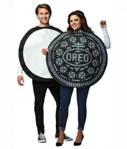 FOOD -  OREO COOKIE COUPLES COSTUME (ADULT - ONE SIZE)