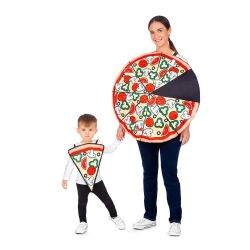 FOOD -  PIZZA AND PIZZA PORTION COSTUMES (ADULT & CHILD - ONE SIZE)