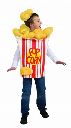 FOOD -  POP CORN COSTUME (CHILD - ONE SIZE)