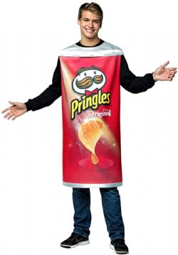 FOOD -  PRINGLES CAN COSTUME (ADULT - ONE SIZE)