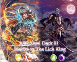 FORCE OF WILL -  ELEKTRA VS THE LICH KING (ENGLISH) -  ABC DUEL DECK 01