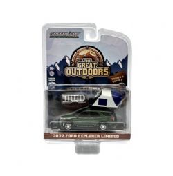 FORD -  2022 FORD EXPLORER LIMITED, GREEN - 1/64 -  THE GREAT OUTDOORS