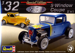 FORD -  5-WINDOWS COUPE 1932 2'N1 1/25 (MOST CHALLENGING)