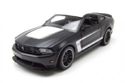 FORD -  FORD MUSTANG BOSS 302, BLACK AND WHITE - 1/24