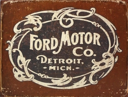 FORD -  METAL POSTER 