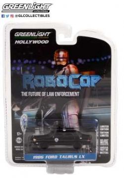 FORD -  ROBOCOP 1986 TAURUS LX 1/64 - LIMITED EDITION -  HOLLYWOOD SERIES 34