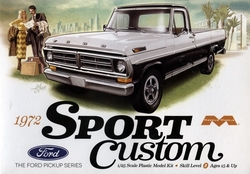 FORD -  SPORT CUSTOM PICK-UP 1972 1/24 (MODERATE)