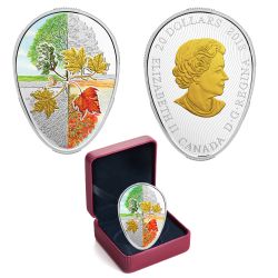 FOUR SEASONS OF THE MAPLE LEAF -  2018 CANADIAN COINS