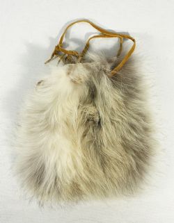 FOURRURE -  LARGE COYOTE POUCH
