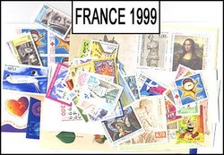 FRANCE -  1999 COMPLETE YEAR SET, NEW STAMPS