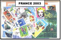 FRANCE -  2003 COMPLETE YEAR SET, NEW STAMPS