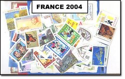 FRANCE -  2004 COMPLETE YEAR SET, NEW STAMPS