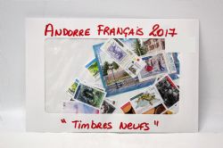 FRENCH ANDORRA -  2017 COMPLETE YEAR SET, NEW STAMPS
