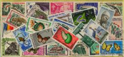 FRENCH COLONIES -  35 ASSORTED STAMPS - FRENCH COLONIES