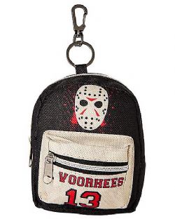 FRIDAY THE 13TH -  MINIVERSE BACKPACK JASON MASK KEYCHAIN -  HORROR CINEMA