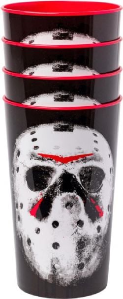 FRIDAY THE 13TH -  SET OF 4 UNBREAKABLE MINI CUP