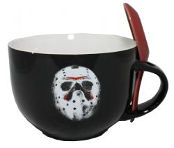 FRIDAY THE 13TH -  SOUP MUG WITH SPOON (24 OZ)
