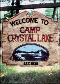 FRIDAY THE 13TH -  ''WELCOME TO CAMP CRYSTAL LAKE'' MAGNET