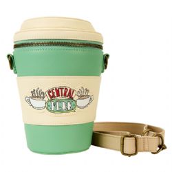 FRIENDS -  CENTRAL PERK COFFEE CUP CROSSBODY BAG -  LOUNGEFLY