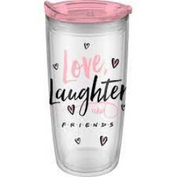 FRIENDS -  TRAVEL MUG - LOVE, LAUGHTER AND FRIENDS