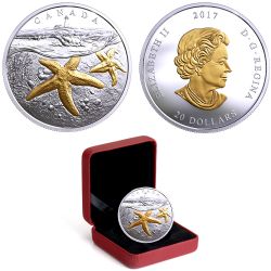 FROM SEA TO SEA TO SEA -  ATLANTIC STARFISH 01 -  2017 CANADIAN COINS