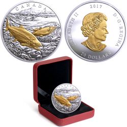FROM SEA TO SEA TO SEA -  PACIFIC SALMON 02 -  2017 CANADIAN COINS