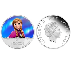 FROZEN -  ANNA - MAGIC OF THE NORTHERN LIGHTS -  2016 NEW ZEALAND COINS 02