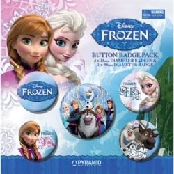 FROZEN -  BADGE PACK X5