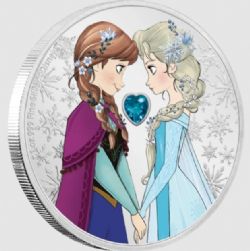 FROZEN -  DISNEY PRINCESS: SISTERS FOREVER - ELSA & ANNA -  2020 NEW ZEALAND COINS