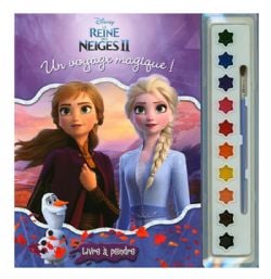 FROZEN -  LA REINE DES NEIGES II - LIVRE À PEINDRE -  DISNEY'S PRINCESSES