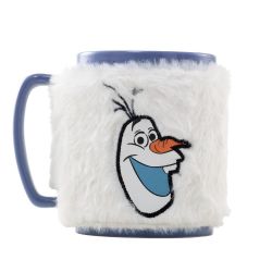 FROZEN -  OLAF CERAMIC MUG WITH FUZZY SLEEVE (15 OZ) -  DISNEY