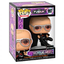 FUNKO FUSION -  POP! VINYL FIGURE OF NICHOLAS ANGEL (4 INCH) -  HOT FUZZ 997