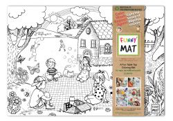 FUNNY MAT -  COLORING MAT - SPRING - RECYCLED PP