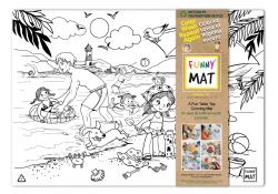 FUNNY MAT -  COLORING MAT - SUMMER - RECYCLED PP