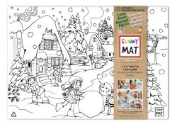 FUNNY MAT -  COLORING MAT - WINTER - RECYCLED PP