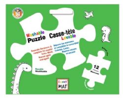 FUNNY MAT -  WASHABLE PUZZLE - DINOSAURS