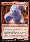 Final Fantasy Commander -  Umaro, Raging Yeti