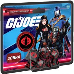G.I. JOE: ROLEPLAYING GAMES -  COBRA DICE SET -  RPG DICE ESSENCE 20