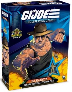 G.I. JOE -  SGT SLAUGHTER - LIMITED EDITION ACESSORY PACK (ENGLISH) ROLEPLAY GAME RENEGADE GAME