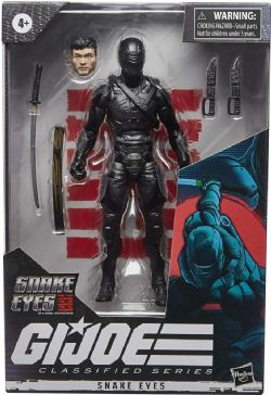 G.I. JOE -  SNAKE EYES FIGURE (6 INCH) -  CLASSIFIED SERIES 16