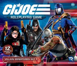 G.I. JOE -  VILLAIN MINIATURES SET 1 ROLEPLAY GAME RENEGADE GAME