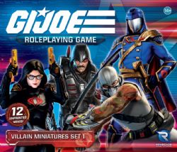 G.I. JOE -  VILLAIN MINIATURES SET 1 -  ROLEPLAYING GAME